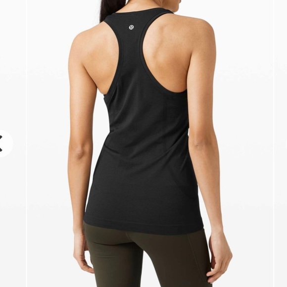 60. Lululemon Swiftly Tech Racerback 2.0 Black / Black - Picture 2 of 3